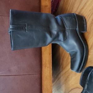 FRYE 77410 CAVALRY 12L Boots Leather Black Size 7